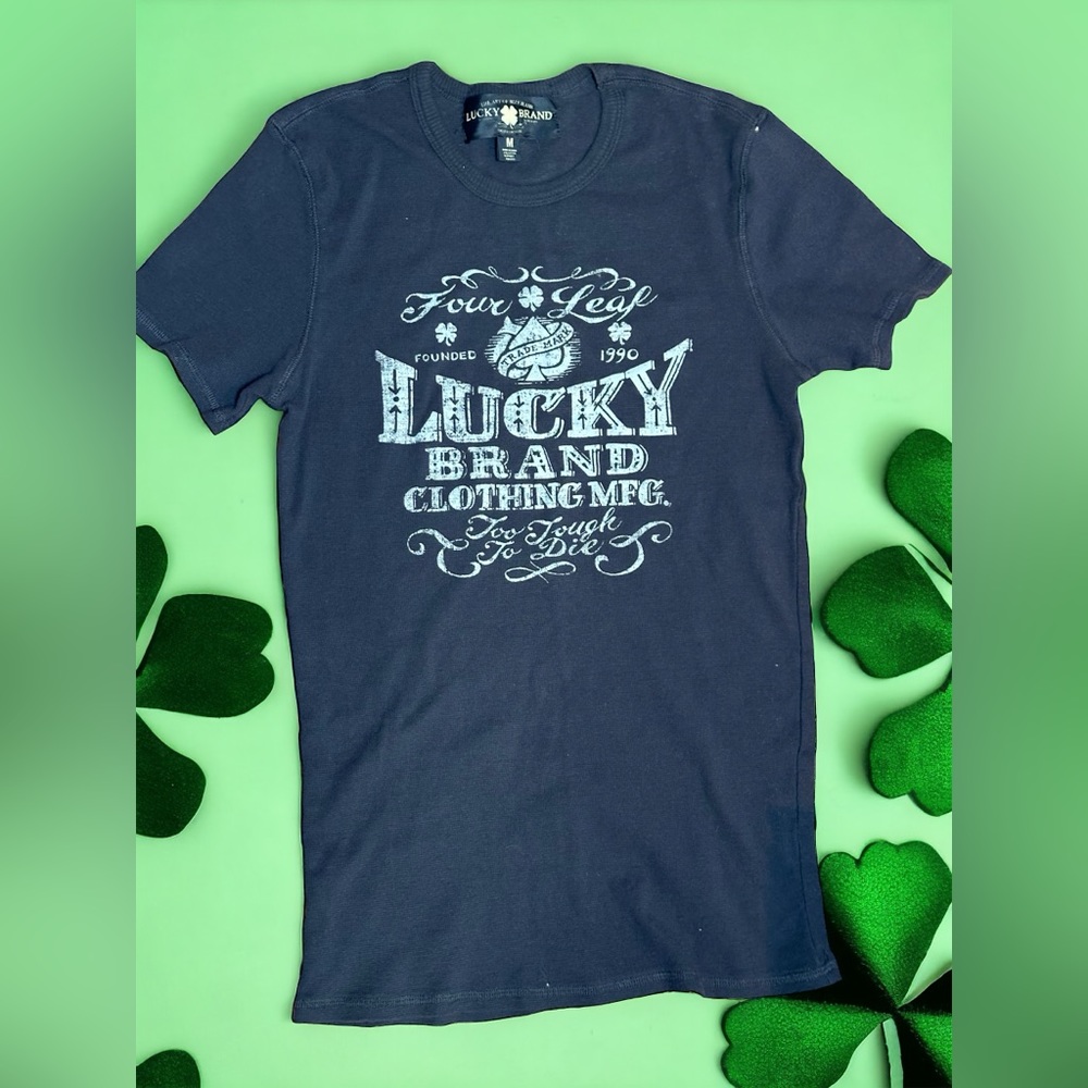 Lucky Brand Navy Blue T-shirt
